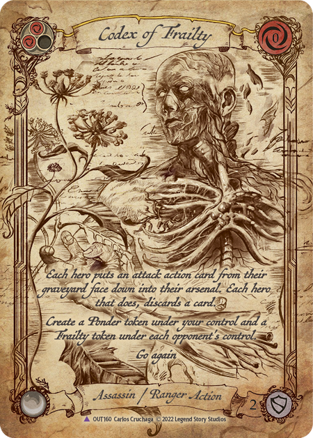 JudgeHub | Codex of Frailty | Official Card Text