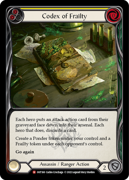 Codex of Frailty rainbow foil 英語　3枚 JudgeHub | Codex of Frailty | Official Card Text